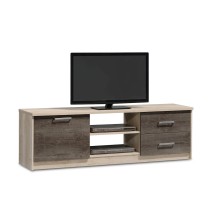 Mueble TV en Color Castillo-Toro 160x39.5x50.5 cm - 2 Cajones y 1 Puerta - Estilo y Funcionalidad.